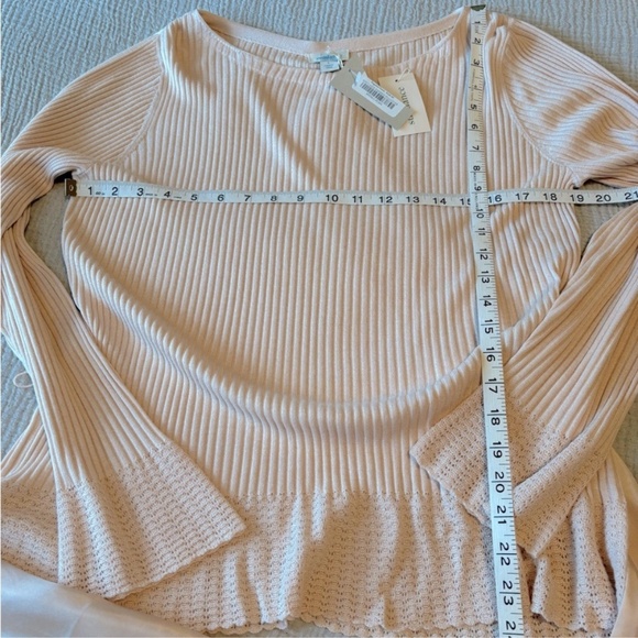 Sundance Catalog- Fontain Sweater Cashmere Blend Ballet Pink Sz L NWT - Picture 7 of 7